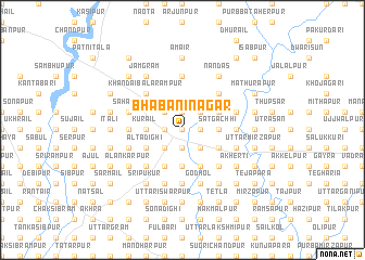 map of Bhabāninagar