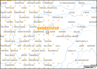 map of Bhabānipur