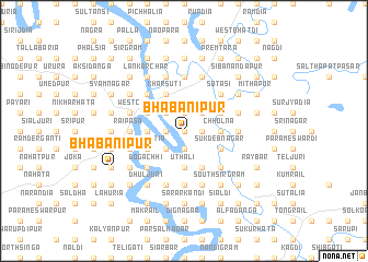 map of Bhabānīpur