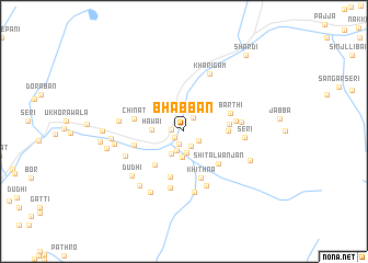 map of Bhabbān