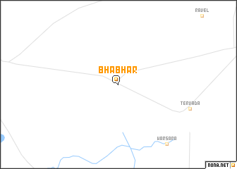 map of Bhābhar