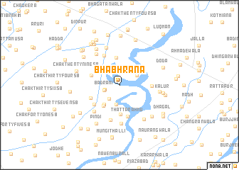 map of Bhabhrāna