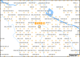 map of Bhābki