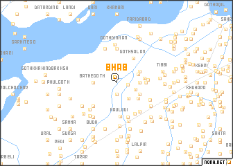 map of Bhāb