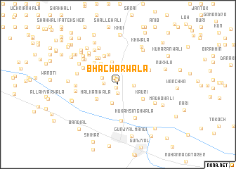 map of Bhacharwāla