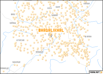 map of Bhadālīkhāl