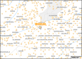 map of Bhadāl