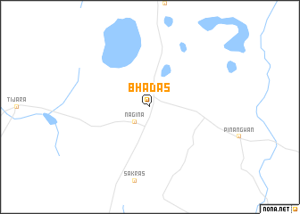 map of Bhādas