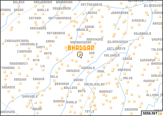 map of Bhaddar