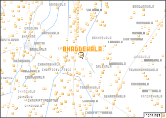 map of Bhaddewāla