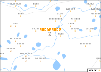 map of Bhādeswar