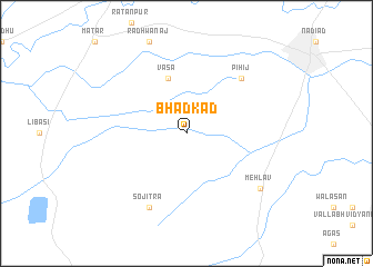 map of Bhadkad