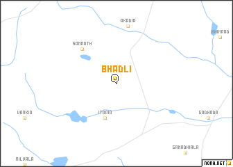 map of Bhādli