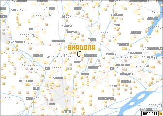 map of Bhadona
