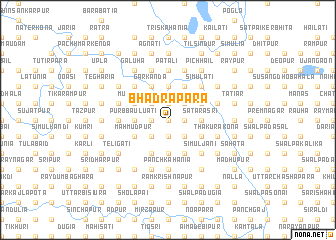 map of Bhadrapāra