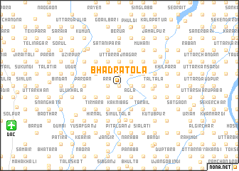 map of Bhadratola
