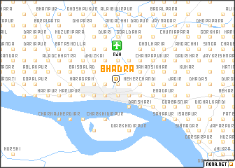 map of Bhadra