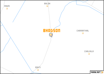 map of Bhādson