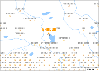 map of Bhadua