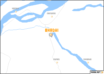 map of Bhādwi
