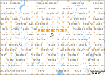 map of Bhagabatipur