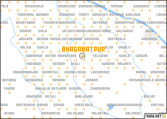 map of Bhāgabatpur