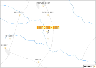 map of Bhāgābhera