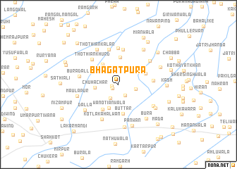 map of Bhagatpura