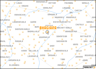 map of Bhagiāra