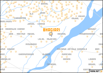 map of Bhagiāri