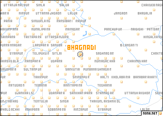 map of Bhāgnadi