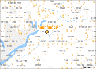 map of Bhāgnagar