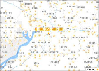 map of Bhagoshāhpur