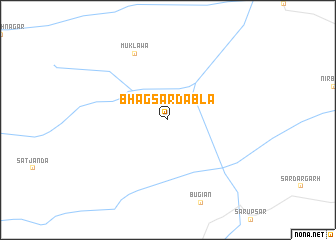 map of Bhāgsar Dābla