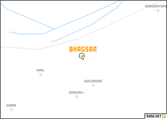 map of Bhāgsar