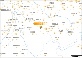 map of Bhāgsar