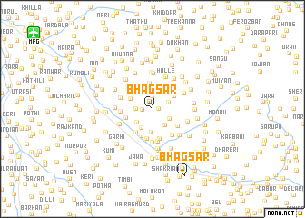 map of Bhāgsar