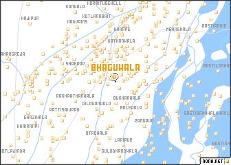 map of Bhāguwāla