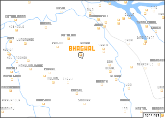 map of Bhagwāl