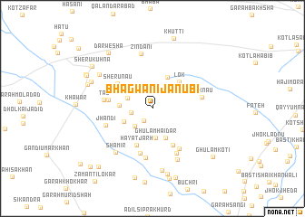 map of Bhagwāni Janūbi