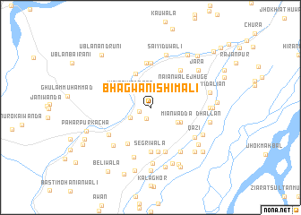 map of Bhagwāni Shimāli