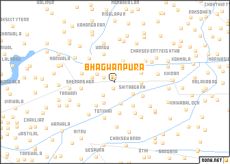 map of Bhagwānpura