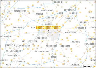 map of Bhagwānpura