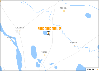 map of Bhagwānpur