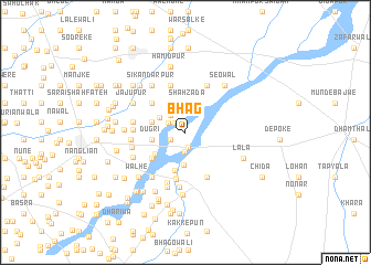 map of Bhāg