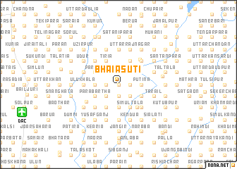 map of Bhāiāsuti