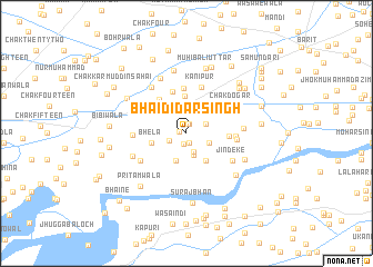 map of Bhāi Dīdār Singh