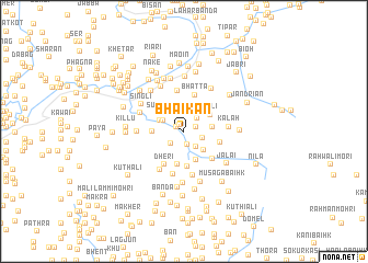 map of Bhaikān