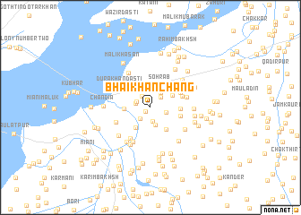 map of Bhāi Khān Chang