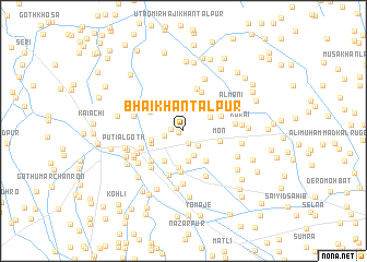 map of Bhāi Khān Tālpur